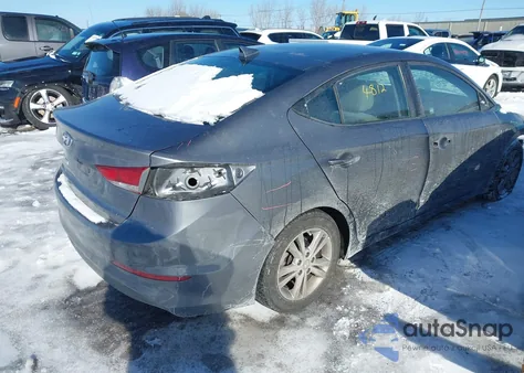 2018 Hyundai Elantra Sel из США, поврежденный, VIN 5NPD84LF5JH254910